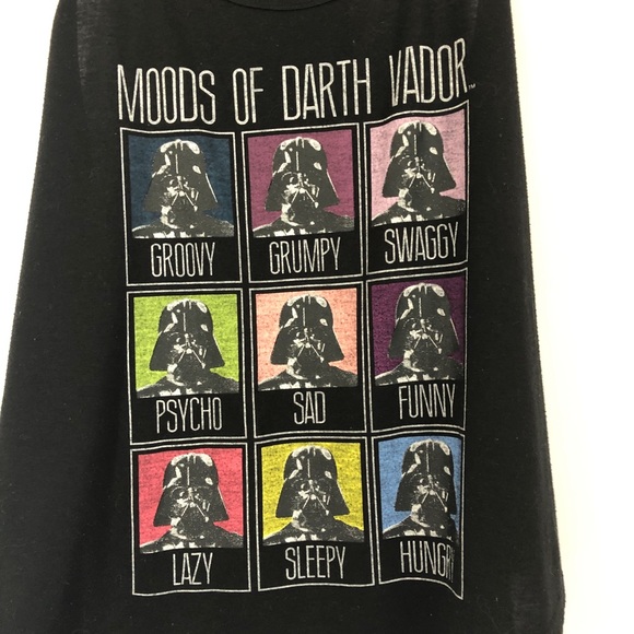 Women's Star Wars Tank Moods of Darth Vader - Picture 2 of 4